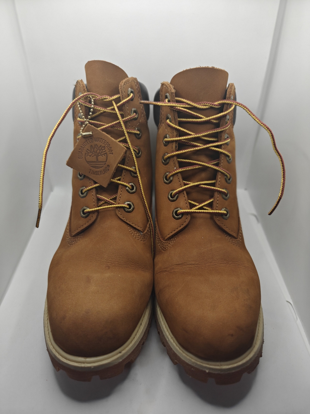 Timberland Waterproof Brown Lace-Up Leather Work Boots